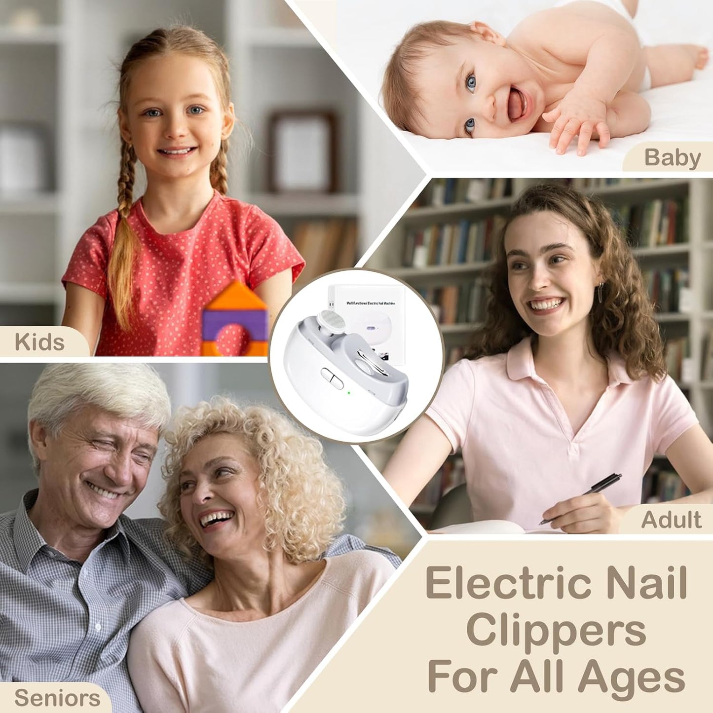 2026 Electric Clipper Nails - Perfect for Babies, Kids & Seniors